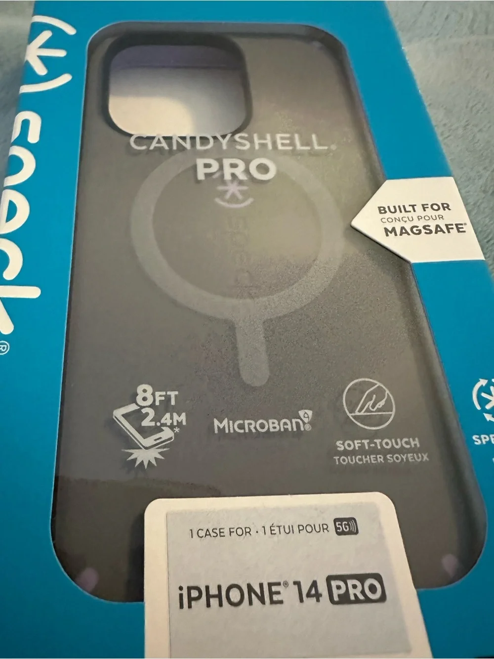 Speck CandyShell iPhone 14 Pro Grey Case with MagSafe NEW IN BOX